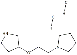 1-[2-(pyrrolidin-3-yloxy)ethyl]pyrrolidine dihydrochloride,1394041-33-8,结构式