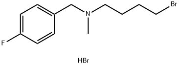 (4-溴丁基)[(4-氟苯基)甲基]甲基胺氢溴酸盐, 1394041-40-7, 结构式