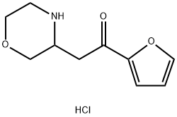1-(furan-2-yl)-2-(morpholin-3-yl)ethan-1-one hydrochloride,1394041-99-6,结构式