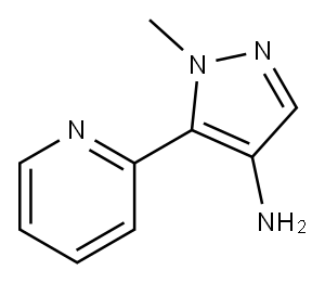 1-甲基-5-(吡啶-2-基)-1H-吡唑-4-胺,1394042-45-5,结构式