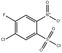 5-chloro-4-fluoro-2-nitrobenzene-1-sulfonyl chloride Structure