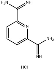 PYRIDINE-2,6-BIS(CARBOXIMIDAMIDE) DIHYDROCHLORIDE Structure