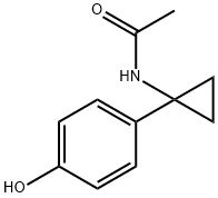 N-[1-(4-hydroxyphenyl)cyclopropyl]acetamide,1394990-49-8,结构式