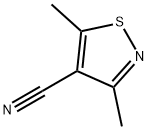 3,5-二甲基-4-异噻唑腈, 13950-66-8, 结构式