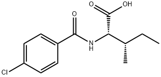 2-[(4-chlorophenyl)formamido]-3-methylpentanoic acid,1396967-36-4,结构式