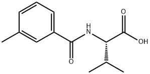 3-methyl-2-[(3-methylphenyl)formamido]butanoic acid Structure