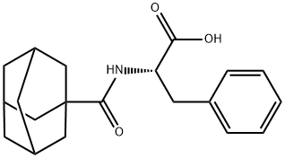 2-[(ADAMANTAN-1-基)甲酰氨基]-3-苯基丙酸 结构式