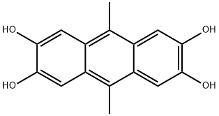 9,10-dimethylanthracene-2,3,6,7-tetraol,13979-56-1,结构式