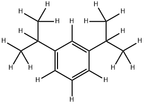 1,3-Di-iso-propylbenzene-d18 结构式