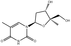 4'-Methylthymidine Structure