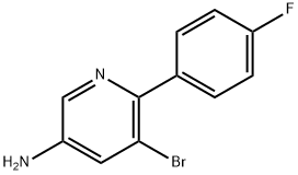 3-Amino-5-bromo-6-(4-fluorophenyl)pyridine Structure