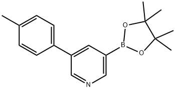 5-(4-Tolyl)pyridine-3-boronic acid pinacol ester Structure