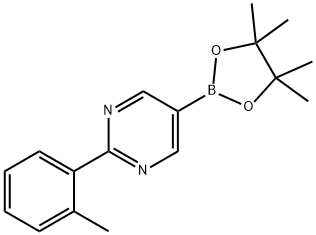 5-(4,4,5,5-tetramethyl-1,3,2-dioxaborolan-2-yl)-2-(o-tolyl)pyrimidine|