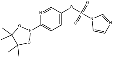 5-[(Imidazol-1-yl)sulfonyl]oxypyridine-2-boronic acid pinacol ester|