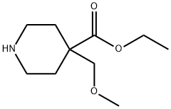 ethyl 4-(methoxymethyl)piperidine-4-carboxylate,1403233-64-6,结构式