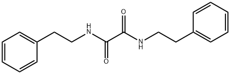 N,N-二(2-苯乙基)草酰二胺 结构式