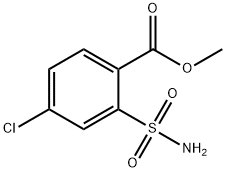 2-(氨基磺酰基)-4-氯苯甲酸甲酯,14065-45-3,结构式