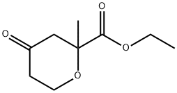 ethyl 2-methyl-4-oxooxane-2-carboxylate 结构式