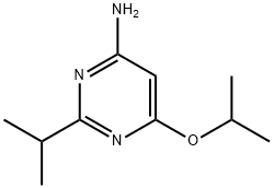 4-Amino-2-(iso-propyl)-6-(iso-propoxy)pyrimidine Struktur
