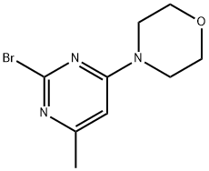 2-Bromo-4-morpholino-6-methylpyrimidine Struktur