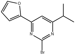 1412961-17-1 2-Bromo-4-(2-furyl)-6-(iso-propyl)pyrimidine