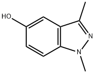 1,3-二甲基-1H-吲唑-5-醇 结构式