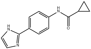 N-[4-(1H-咪唑-2-基)苯基]环丙烷甲酰胺, 1417359-95-5, 结构式