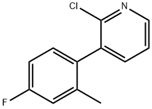 2-Chloro-3-(2-methyl-4-difluorophenyl)pyridine,1417517-77-1,结构式