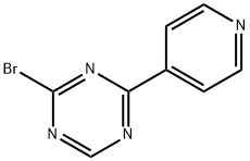 2-Bromo-4-(4-pyridyl)-1,3,5-triazine 结构式