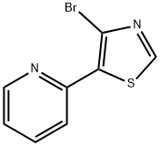 4-Bromo-5-(2-pyridyl)thiazole Struktur