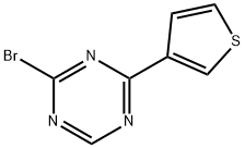 2-Bromo-4-(3-thienyl)-1,3,5-triazine Structure