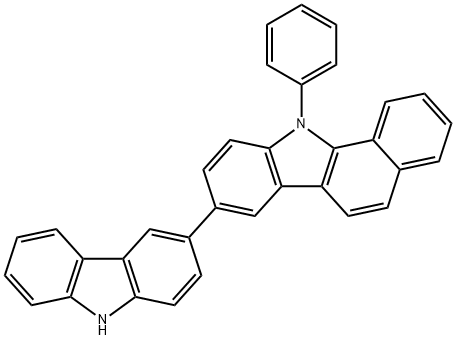 8-(9H-carbazol-3-yl)-11-phenyl-11H-benzo[a]carbazole Structure