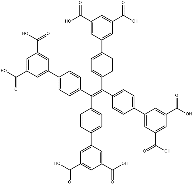 四[4-(3,5-二羧基苯基)]四苯基乙烯 结构式