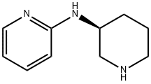 N-[(3S)-piperidin-3-yl]pyridin-2-amine 结构式