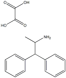 1,1-diphenylpropan-2-amine oxalate Structure