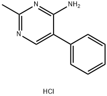 2-甲基-5-苯基嘧啶-4-胺盐酸,1423026-91-8,结构式