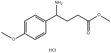 methyl 4-amino-4-(4-methoxyphenyl)butanoate hydrochloride,1423027-92-2,结构式