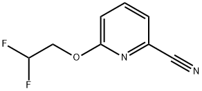 6-(2,2-difluoroethoxy)pyridine-2-carbonitrile Structure