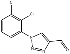 1-(2,3-dichlorophenyl)-1H-1,2,3-triazole-4-carbaldehyde,1423029-67-7,结构式