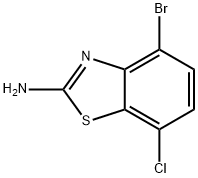 4-bromo-7-chloro-1,3-benzothiazol-2-amine Structure
