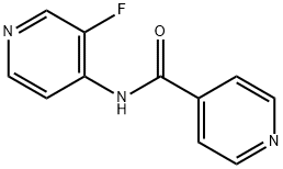 4-Pyridinecarboxamide, N-(3-fluoro-4-pyridinyl)-,1429342-56-2,结构式