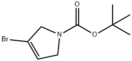 tert-butyl 3-bromo-2,5-dihydro-1H-pyrrole-1-carboxylate Struktur