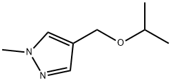 1-甲基-4-异丙氧基甲基吡唑,1430057-87-6,结构式