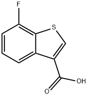 7-fluorobenzo[b]thiophene-3-carboxylic acid,1431309-15-7,结构式