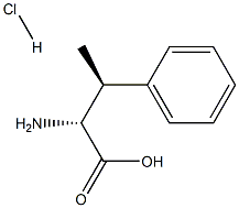 (2R,3S)-2-Amino-3-phenyl-butyric acid hydrochloride Structure