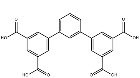 5'-甲基-[1,1':3',1''-三苯基]-3,3',5,5''-四羧酸,1433189-28-6,结构式