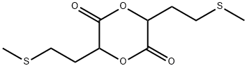 3,6-bis-[2-(methylthio)ethyl]-1,4-dioxane-2,5-dione Structure