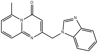 2-((1H-benzo[d]imidazol-1-yl)methyl)-6-methyl-4H-pyrido[1,2-a]pyrimidin-4-one,1434288-24-0,结构式