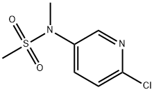 N-(6-chloropyridin-3-yl)-N-methylmethanesulfonamide,143937-71-7,结构式