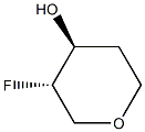 trans-3-fluoro-4-hydroxy-tetrahydropyran,1443112-12-6,结构式